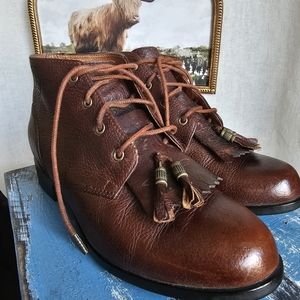 Ariat Leather Kiltie Boots - Premium Condition 6.5